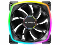 Montech RX140B, MONTECH RX140 PWM - schwarz - 1.600 rpm - 90,45 cfm (RX140B)