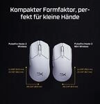 HyperX Pulsefire Haste 2 Mini - Wireless-Gaming-Maus (Wei&szlig;) (7D389AA)