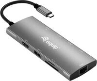 Equip USB-C 9-in-1-Multifunktionsadapter - HDMI 4K/60Hz - Gigabit LAN - USB 3.2 GEN1