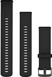 Garmin Acc, Venu 3, 20-mm-Band, Schwarz + Schiefer, WW/Asien (010-13256-21)
