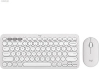 Logitech Pebble 2 Combo - Tastatur-und-Maus-Set - kabellos - Bluetooth LE - QWERTY -