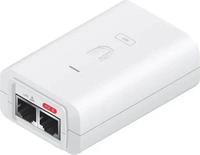 Ubiquiti POE-24-24W-G-WH, Ubiquiti PoE Injector, 24V DC, 1A, Gigabit Ubiquiti