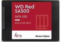 WD Red SA500 WDS400T2R0A - SSD - 4TB - intern - 2,5 (6,4 cm) - SATA 6Gb/s