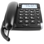 DORO Magna 4000 - Telefon mit Schnur mit Rufnummernanzeige/Anklopffunktion (380117)
