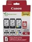Canon PG-545 XL/CL-546XL Photo Value Pack - 3er-Pack - Schwarz, Farbe (Cyan, Magenta,