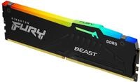 Kingston FURY Beast RGB - DDR5 - Modul - 16GB - DIMM 288-PIN - 6000 MHz / PC5-48000 -