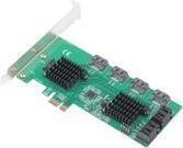 InLine&reg; Schnittstellenkarte, 8x SATA 6Gb/s Controller, PCIe 2.0 (PCI-Express)