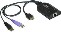 ATEN KA7168 HDMI USB Virtual Media KVM Adapter Cable with Smart Card Reader (CPU