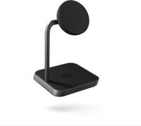 Zens Aluminium Series 2 in 1 Magnetic Wireless Office Charger 2 mit Netzteil 24W- 1x