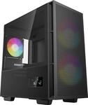 DeepCool CH360 DIGITAL Micro-Tower PC-Geh&auml;use schwarz micro-ATX Gaming ARGB