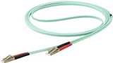 StarTech.com 450FBLCLC15 15m OM4 LC auf LC Multimode Duplex LWL Patchkabel - T&uuml;rkis