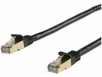 Startech 6ASPAT50CMBK, StarTech.com 0,5m Cat6a Ethernet Kabel - geschirmt (STP) -