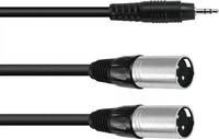 Omnitronic 30225157, Omnitronic 30225157 XLR Adapterkabel [1x Klinkenstecker 3.5 mm -