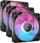 Corsair iCUE LINK RX120 RGB Computergeh&auml;use Ventilator 12 cm Schwarz 3 St&uuml;ck(e)