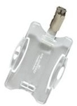 DURABLE Ausweishalter mit Clip f&uuml;r 1 Karte 1 Pg. &agrave; 25 St&uuml;ck 811819