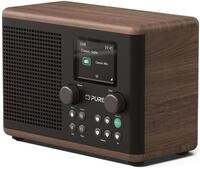 Pure Classic H4 DAB+ FM Radio mit Bluetooth 5.3 Schwarz/Walnuss 10W