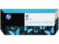 HP C9467A, Hewlett-Packard HP 91 - Druckerpatrone - 1 x pigmentiertes Zyan (C9467A)