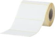 Brother - Wei&szlig; - 76 x 44 mm 4000 Etiketten - Eine Rolle gestanzte Etiketten - f&uuml;r