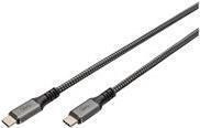 DIGITUS - USB-Kabel - 24 pin USB-C (M) zu 24 pin USB-C (M) - USB4 - 1 m -
