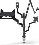 Hama Monitorhalterung f&uuml;r Streaming Setup, 4 Arme, h&ouml;henverstellbar, schwenkbar