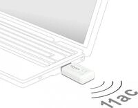 Delock Micro Stick 867 - Netzwerkadapter - USB3.0 - 802,11ac - wei&szlig; (12770)