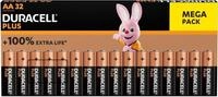 Duracell Batterie Plus AA, 32er-Pack (00216913)