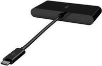 BELKIN USB-C TO GIGABIT-ETHERNET/HDMI VGA/USB-A ADAPTER BLACK (AVC005BTBK)