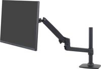 ERGOTRON LX Monitor Arm mit hoher S&auml;ule in Schwarz - Monitor Tischhalterung mit