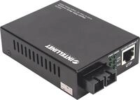 Intellinet Gigabit PoE+ Media Converter - Medienkonverter - GigE - 10Base-T,