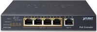 PLANET POE-E304 PoE Extender - Netzwerkextender - GigE - 10Base-T, 100Base-TX,
