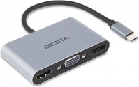 DICOTA 5-in-1 - Dockingstation - USB-C - DP, HDMI (D32064)