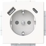 Busch-Jaeger SCHUKO Steckdose USB-A+C 20 EUCB2USBAC-884 (2CKA002011A6310)