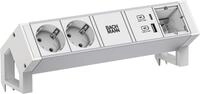 Bachmann Steckdosenleiste DESK2 ALU WHITE 937.413 (937.413)