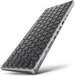 AXAGON HMC-KB keyboard USB-C 5Gbps with HUB, Micro SD/SD, 3x USB-A, HDMI 4K/60Hz, PD