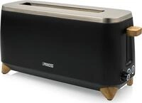 Princess 142361 6 2 Scheibe(n) 1000 W Schwarz - Silber - Holz (01.142361.01.001)