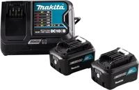Makita DC10SB - Power Source Kit - Batterieladeger&auml;t + Batterie 2 x - Li-Ion - 4 Ah