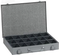 allit Kleinteilekoffer EuroPlus Metall 34/18, grau aus pulverbeschichtetem