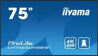 iiyama ProLite LH7565UHSB-B1, 4K, USB, RS232, Ethernet, WLAN, Android, Kit (RS232),