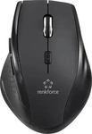 Renkforce RF-5827190, Renkforce RF-WM-210 Ergonomische Funkmaus Optisch Schwarz 1600