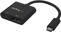 StarTech.com USB C to DisplayPort Adapter with Power Delivery, 4K 60Hz HBR2, USB