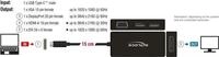 Delock - Externer Videoadapter - USB-C - DVI, HDMI, DisplayPort, VGA - Schwarz