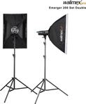 Walimex pro Emerger 200 Set Double - leistungsstarke Studio Blitzleuchte mit 2,4 GHz Walimex pro Emerger 200 Set Double - leistungsstarke Studio Blitzleuchte mit 2,4 GHz