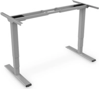 Digitus Elektrisch h&ouml;henverstellbares Tischgestell - Dual-Motor - 3-Stufen - Grau