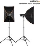 Walimex pro Campaigner 600 HS Set Double mit Integriertem 2.4 GHz Empfänger, 600 Ws, Walimex pro Campaigner 600 HS Set Double mit Integriertem 2.4 GHz Empfänger, 600 Ws,