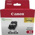 Canon PGI-550PGBK XL Twin pack - 2er-Pack - 15 ml - Hohe Ergiebigkeit - Schwarz -