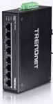 TRENDnet TI-PE80 - Industrial - Switch - 8 x 10/100 (PoE+) - an DIN-Schiene