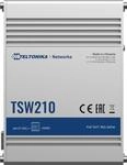 Teltonika IP30 Industrie 8-Port 1Gbit, 2-Port SFP unmanaged Switch, -40&deg;C - +75&deg;C