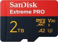 SanDisk Extreme Pro - Flash-Speicherkarte (SD-Adapter inbegriffen) - 2TB - A2 / Video