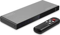 Digitus 8K HDMI Switch - 5x1 - HDMI - USB Typ-C - Metall - Schwarz - 48 Gbit/s -