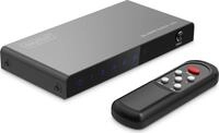 Digitus 4K HDMI Switch - 3x1 - HDMI - Mikro-USB - Metall - Schwarz - 18 Gbit/s -